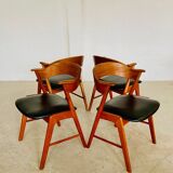 Chaises vintage danoises Kai Kristiansen modèle 32 pour Schou Andersens Møbelabrik