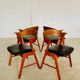 Danish vintage Kai Kristiansen model 32 chairs for Schou Andersens Møbelabrik