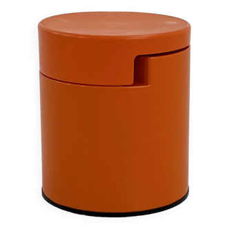 Orange Rolle Stool by Ilma Italy, 1970