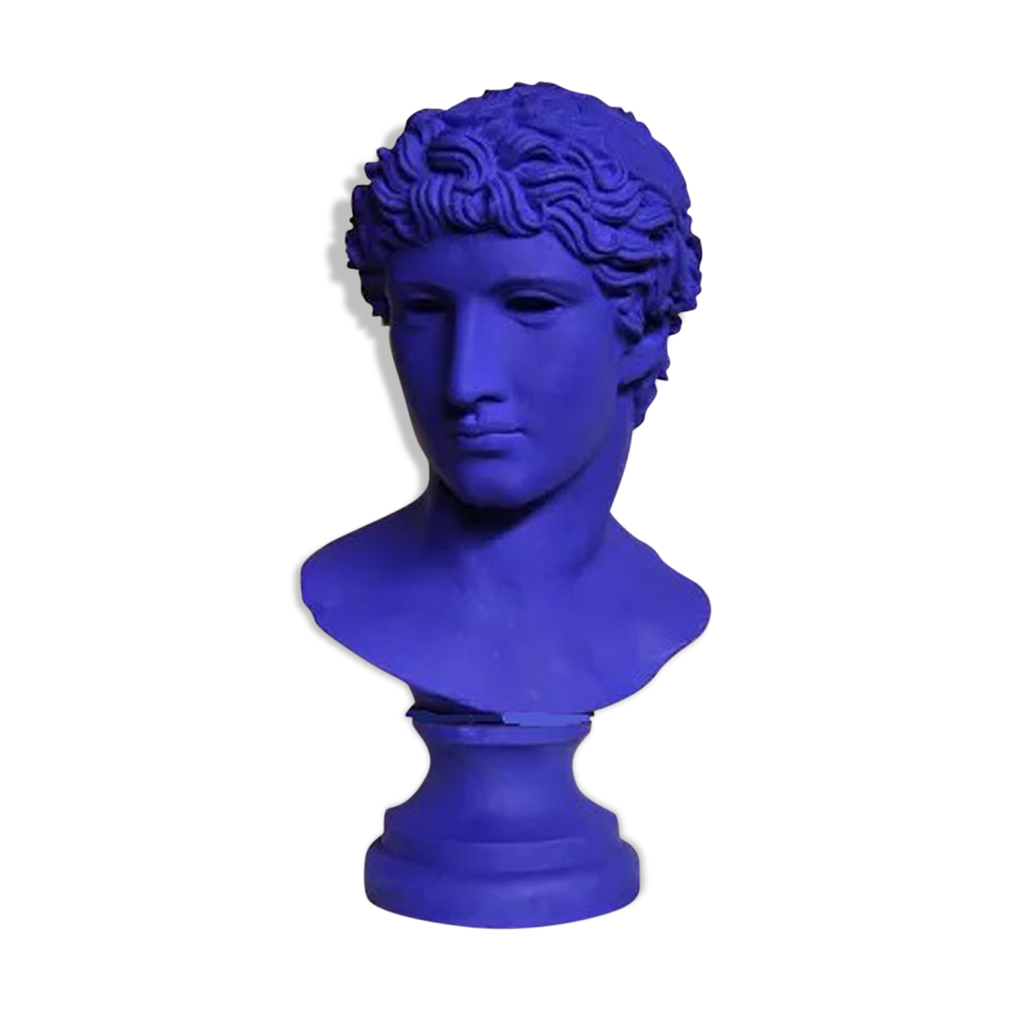 Bust apollo greek roman design