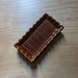 Vide poche en céramique marron