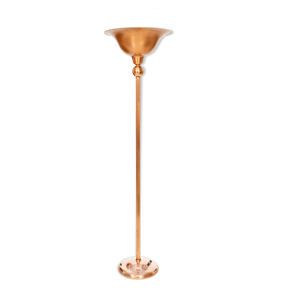lampadaire art deco en cuivre