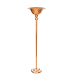 Art deco copper floor lamp