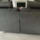Three-seater sofa Poltroesofa grey in very good condition model Dossolo.