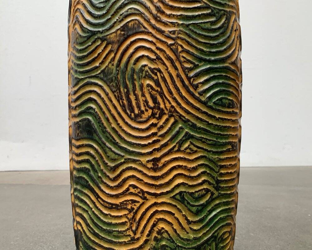 Brutalist pedestal vase by Dümler & Breiden, mid-century, 1960s.