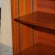 Pair of open dwarf bookshelves in mahogany by Shaws of London.