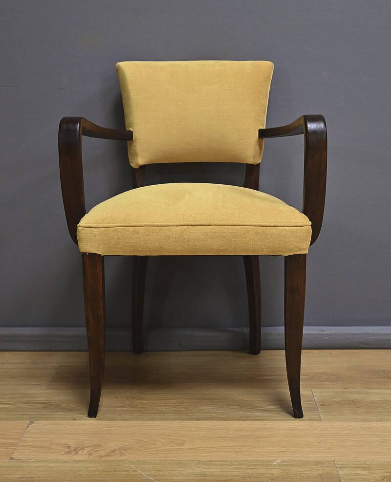 Set of 4 Bridge Armchairs, Art Deco – 1940