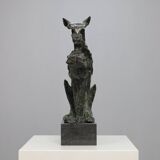 Artistic Sculpture in Bronze – Majestic Cat