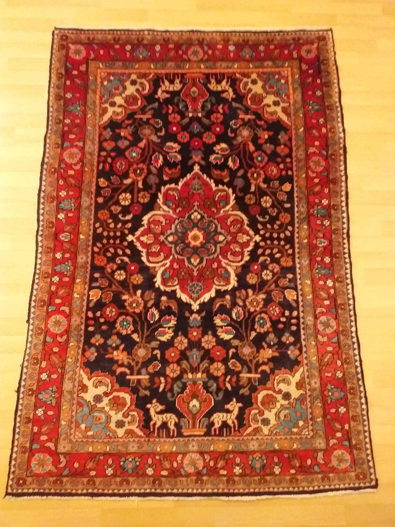 Handmade Tabriz Persian rug 230x150cm
