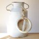 1940s white milk can