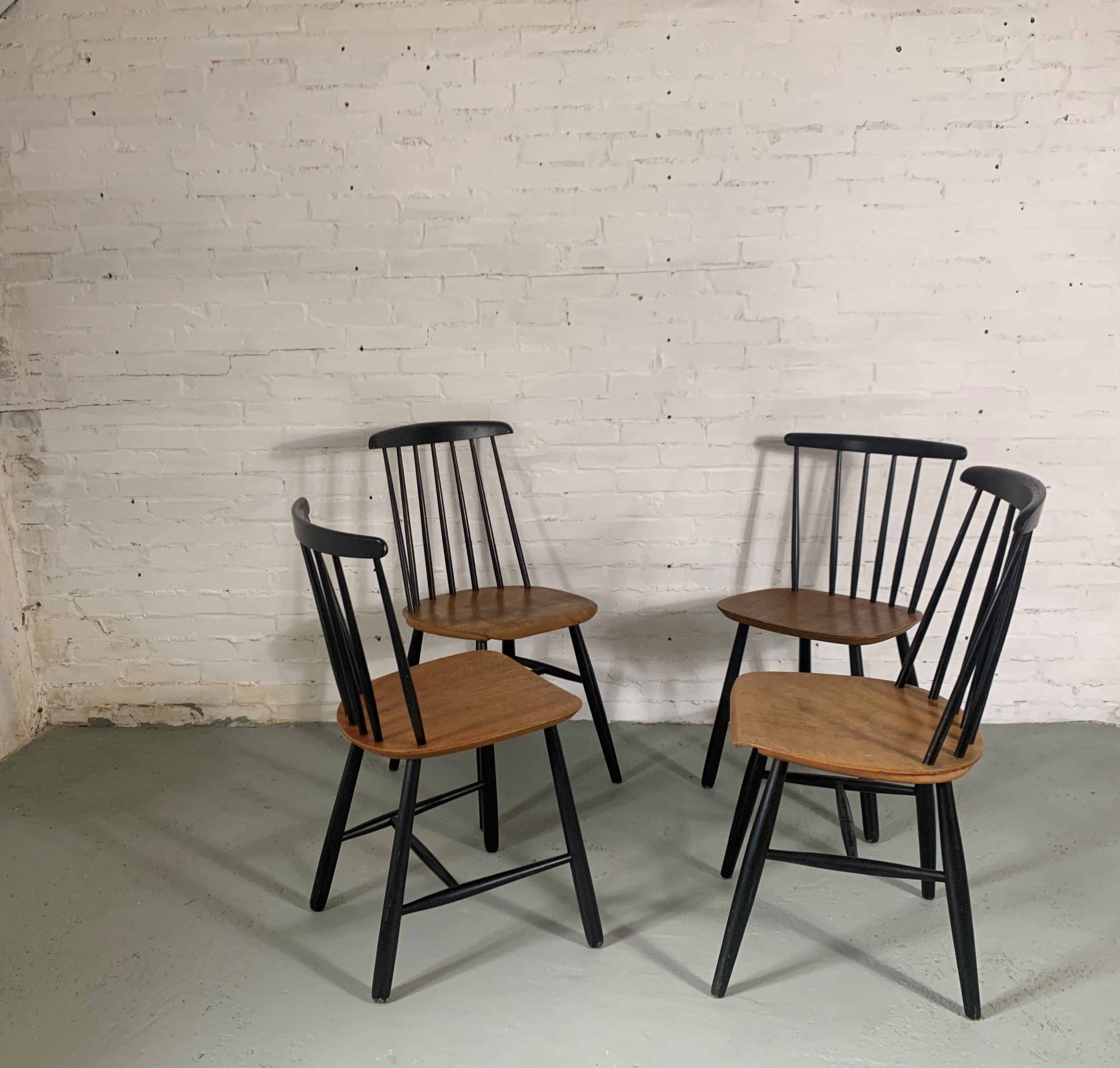 Lot de 4 chaises