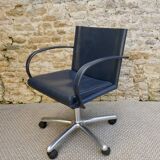Office chair by Carlo Bartoli for Matteo Grassi in leather