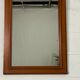 Wooden wall mirror