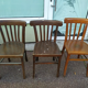 Lot de 10 chaises de bistrot luterma bois