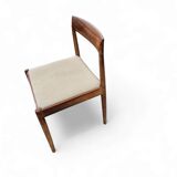 4 Scandinavian teak dining chairs / 1970s