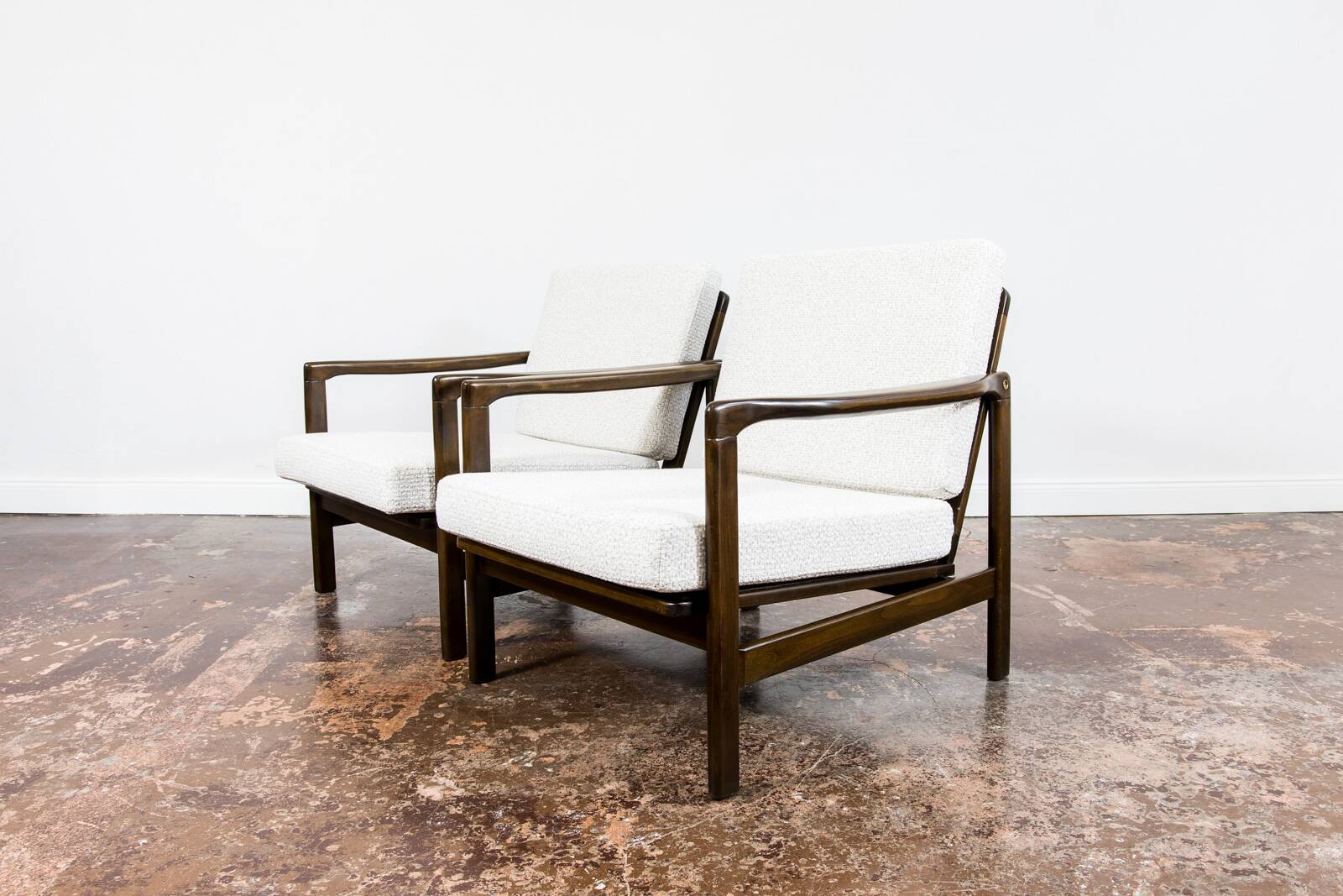 Pair Of Mid Century Armchairs B7522 by Zenon Bączyk, 1960's