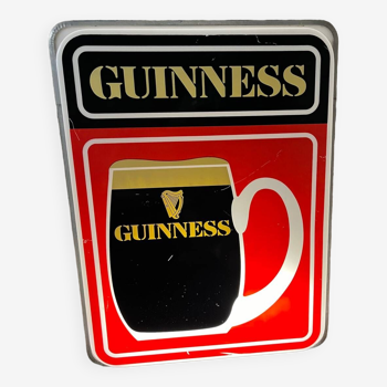 Vintage Guinness advertising sign 1981