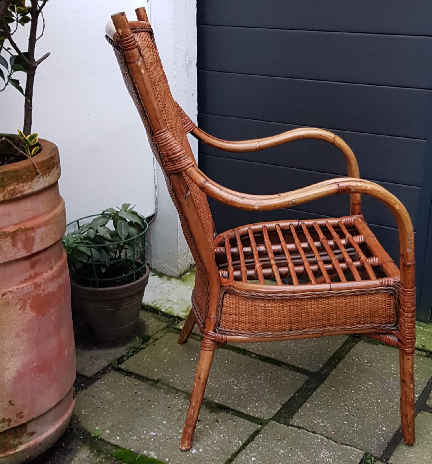 1950 rattan chair