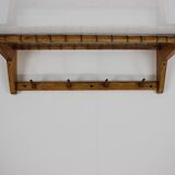 Midcentury Wooden Wall Coat Rack by ULUV - Czechoslovakia, 1960s