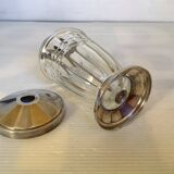 Sucrier saupoudreuse métal argenté argit art déco