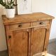 Vintage Parisian buffet in solid oak from the 60s