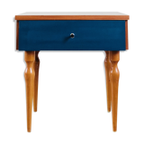 Electric blue vintage bedside