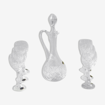 Crystal cognac service