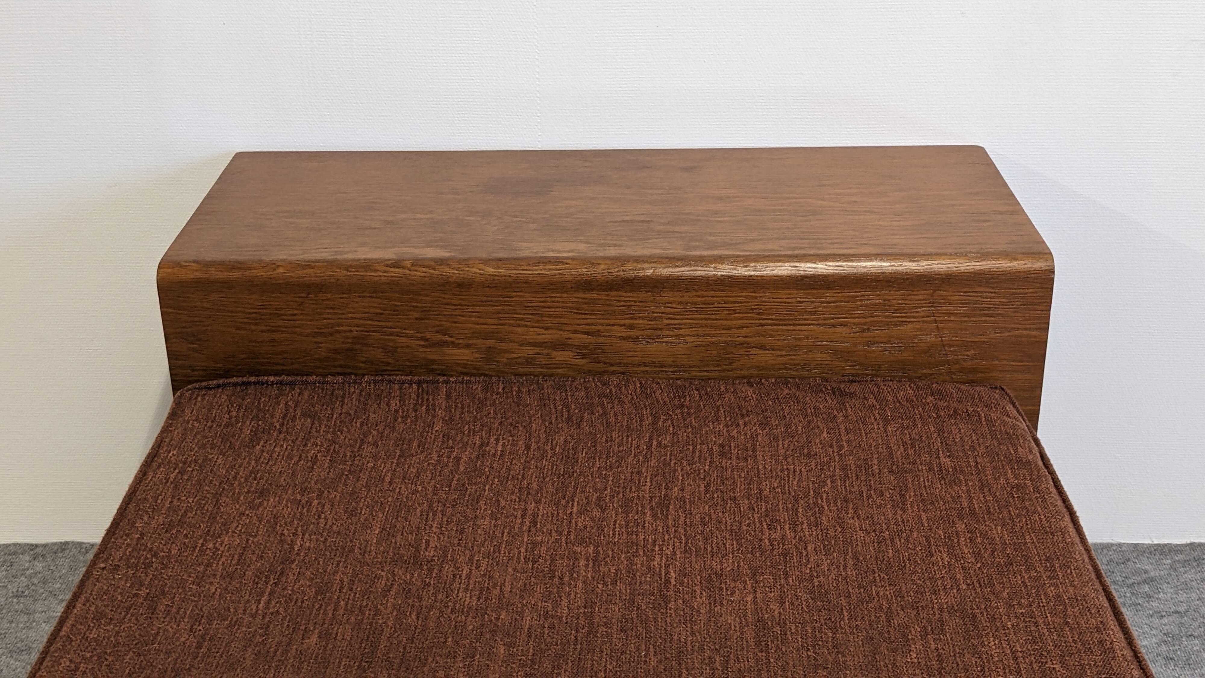 Daybed,  banquette ou lit de repos de style scandinave, France vers 1960