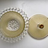 Yellow granita glass box 50s-60s