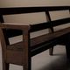 Large antique farmhouse bench in solid wood – Auvergne, around 1900