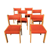 Chaises baumann vintage