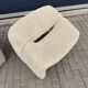 2x Artifort Groovy F598 Pierre Paulin, Pierre Frey: Chenille Igor (Sable)