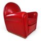 Poltrona Frau Vanity Fair Leather Armchair by Renzo Frau, 1990