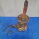 Lamp foot in turned wooden gilded H 34.5 cm