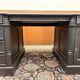 Classic English Black Chesterfield Desk