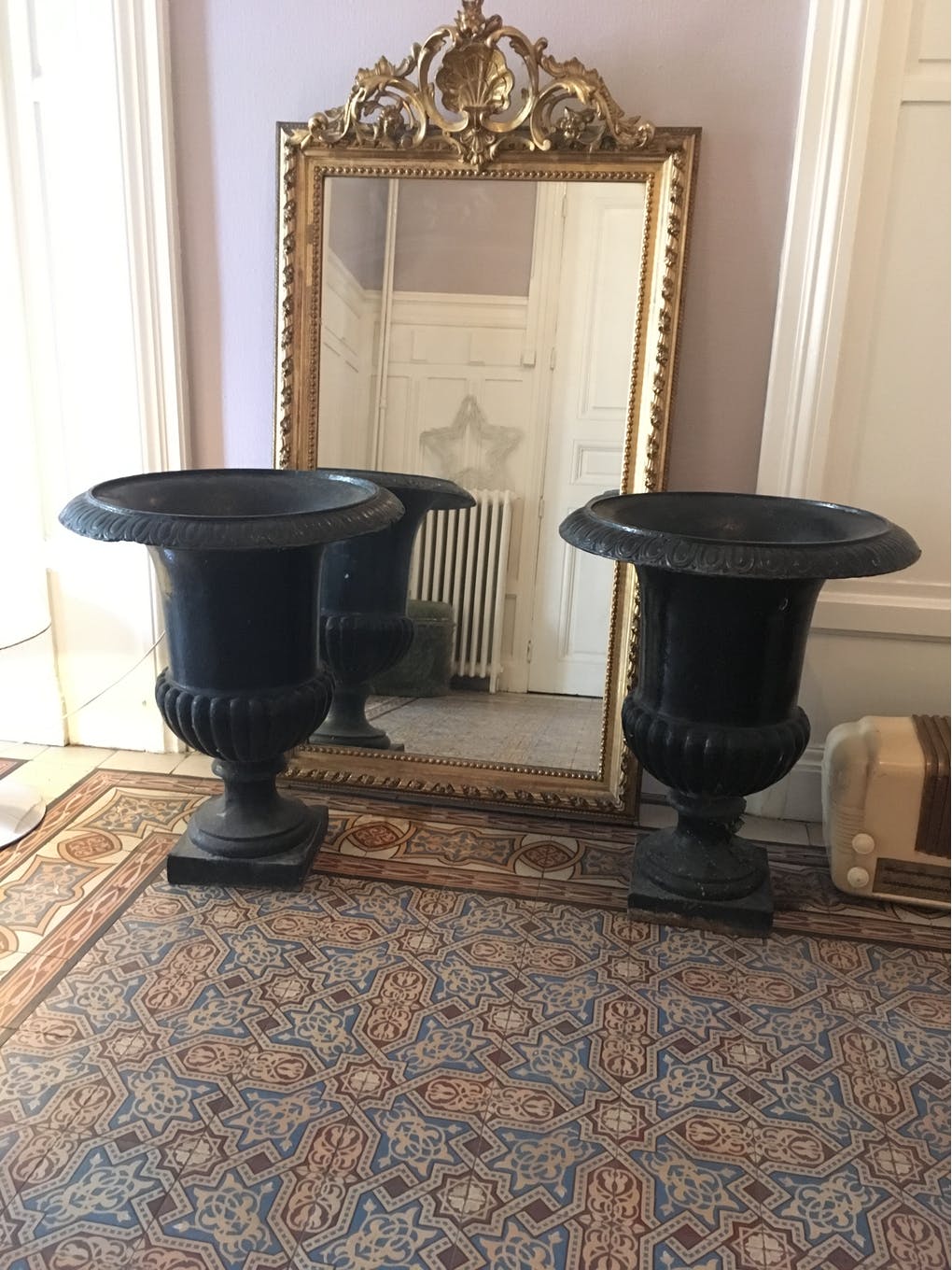 Pair of vases medici 73cm