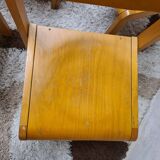 Set of 6 vintage sleigh chairs