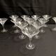 Set of Twelve Crystal Martini Glasses by Christinenhutte, Germany