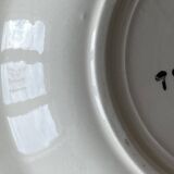 6 antique deep plates in faience from badonviller