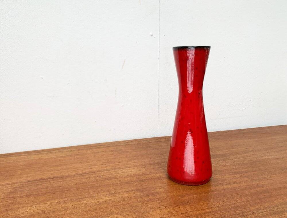 Diabolo Vase in West German Ceramic from the Mid-Century, WGP, by Scheurich, 1960s
