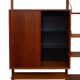 Système mural Royal Teak Poul Cadovius vintage des années 1960 avec 4 armoires