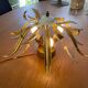 Hollywood Regency style ceiling light with wheat sheaves