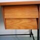 Scandinavian desk, 80s wood and metal