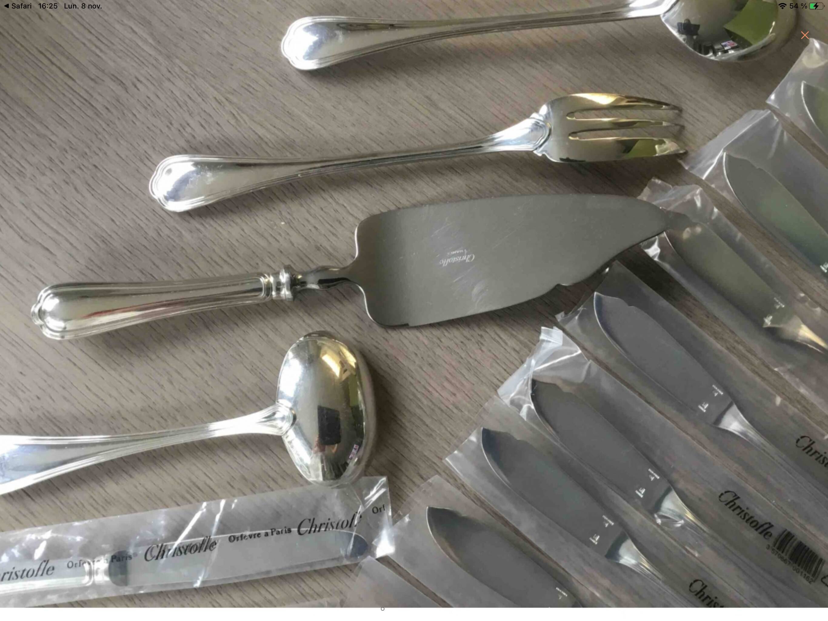 Christofle cutlery set model Spatours 97 pieces