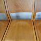 Set of 10 vintage theater chairs compass feet