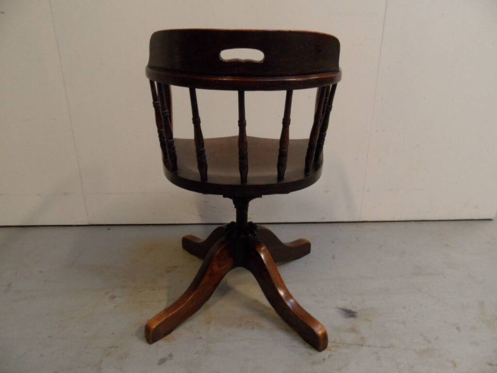 Antique swivel office chair