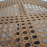 Sgabello da Pianoforte in Faggio Curvato e Paglia di Vienna