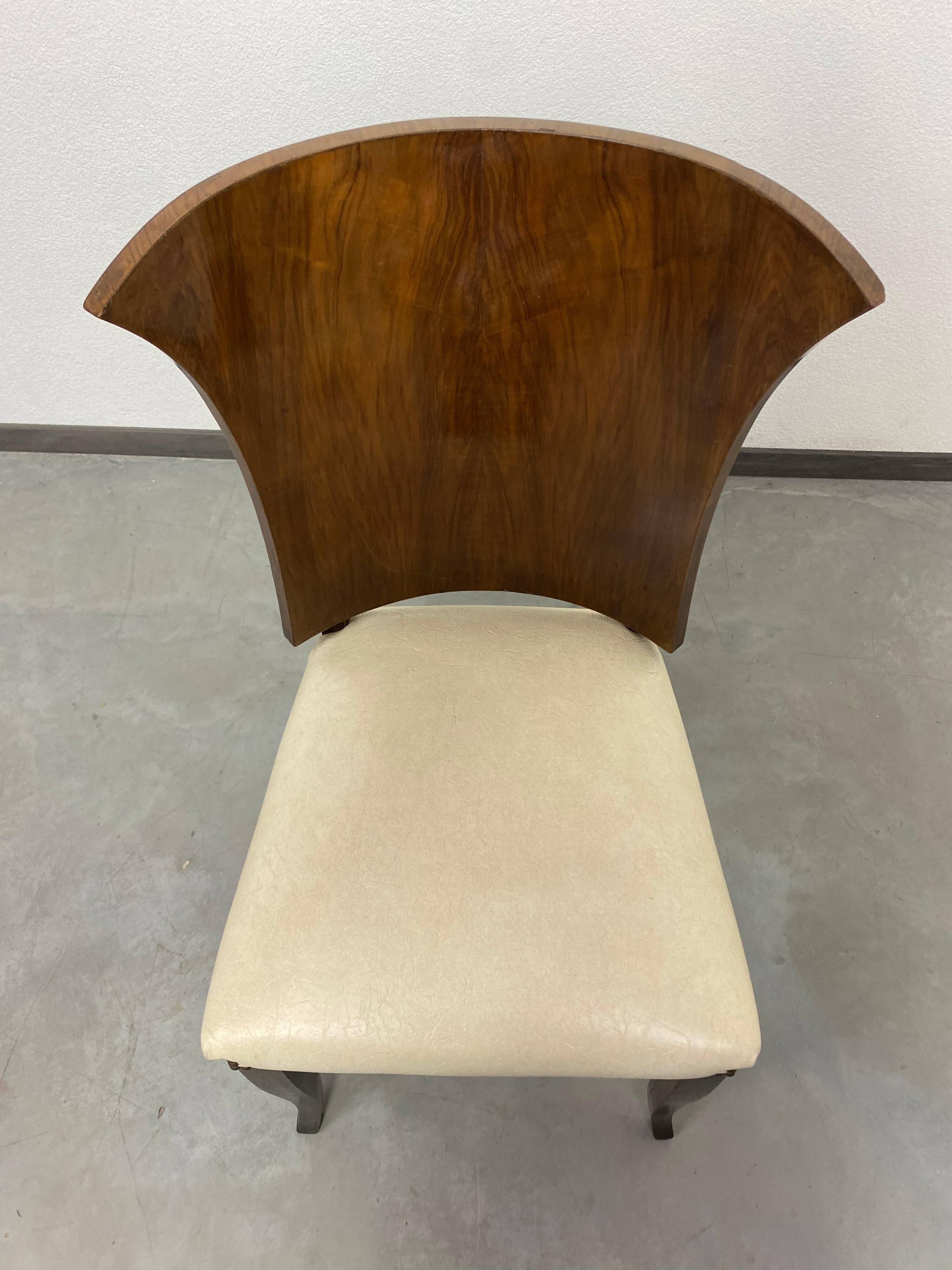 French Art Deco dining chairs