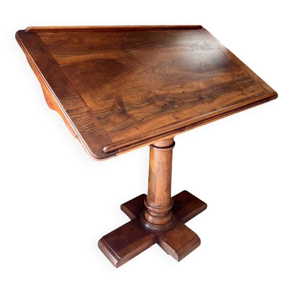 19th century system work table, tilting desk, architect, drawing | Selency