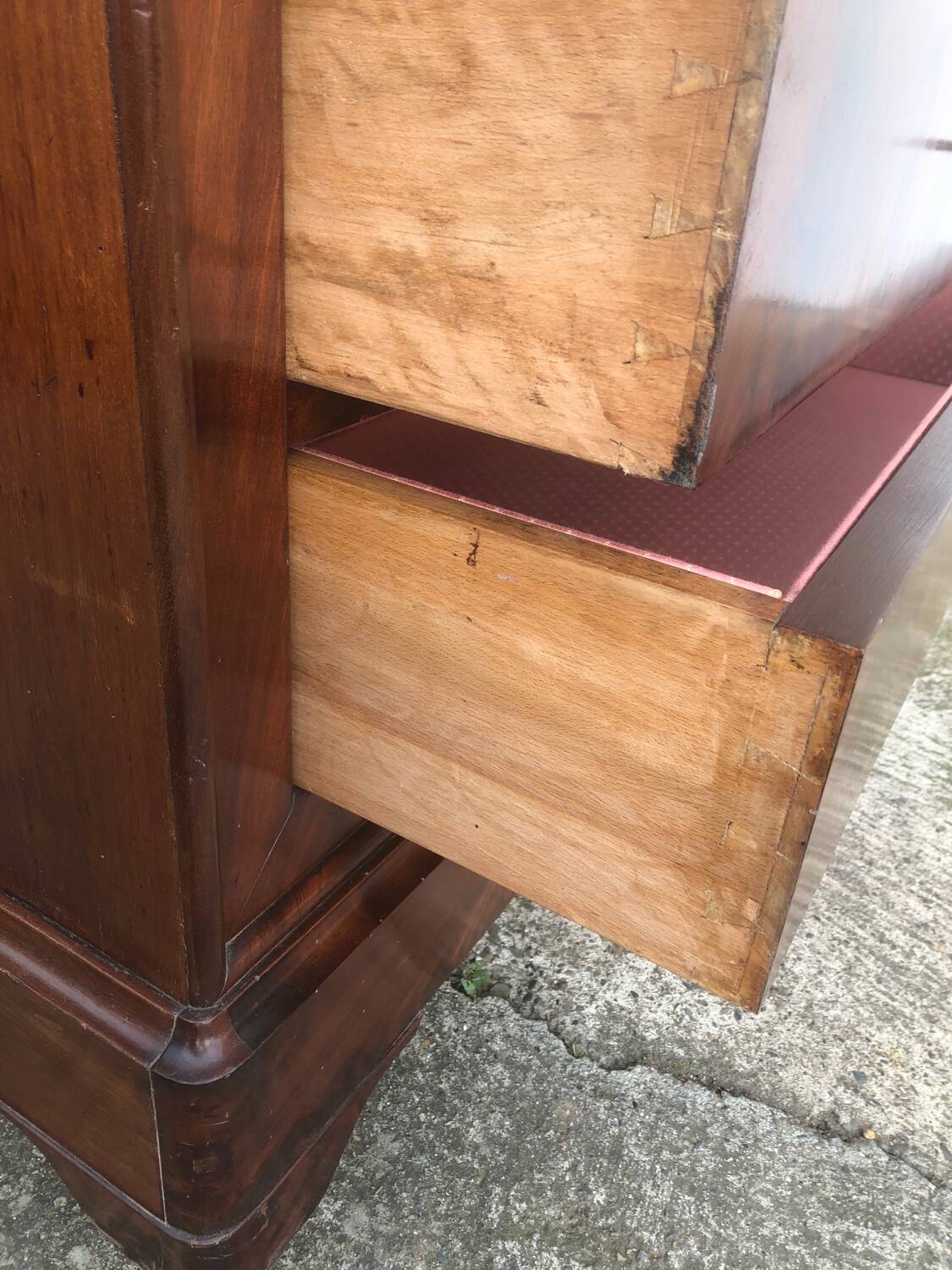 Louis Philippe chest of drawers